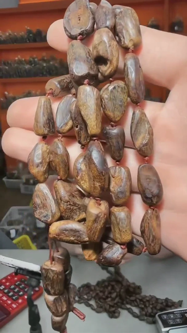 手串沉香b15号沉水惠安瘤疤44g多样性发一