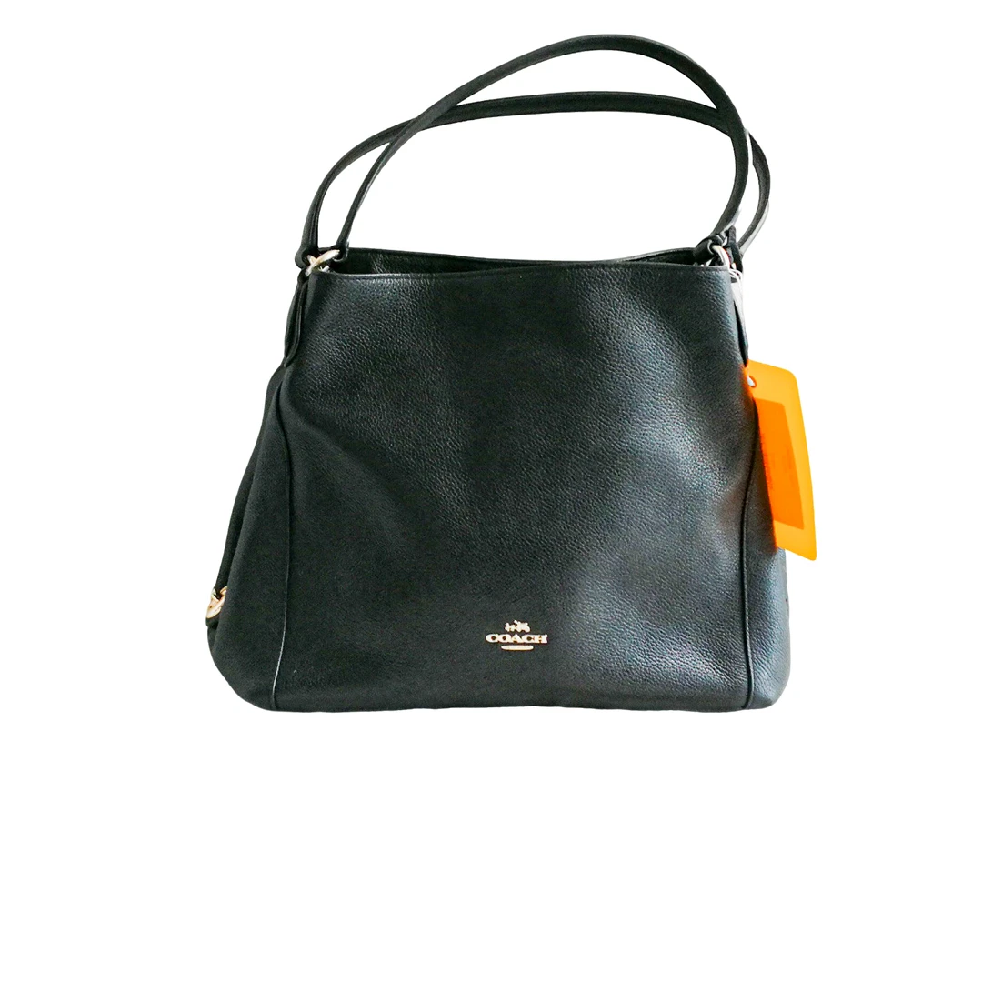 95新 COACH/蔻驰 coach 黑荔枝南瓜包 022775