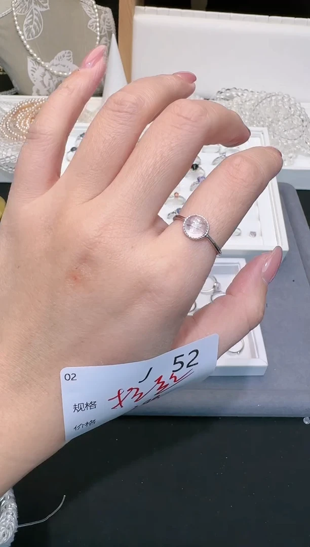 【闪购商品】锂辉石戒指银S925镶嵌多样性发一J52