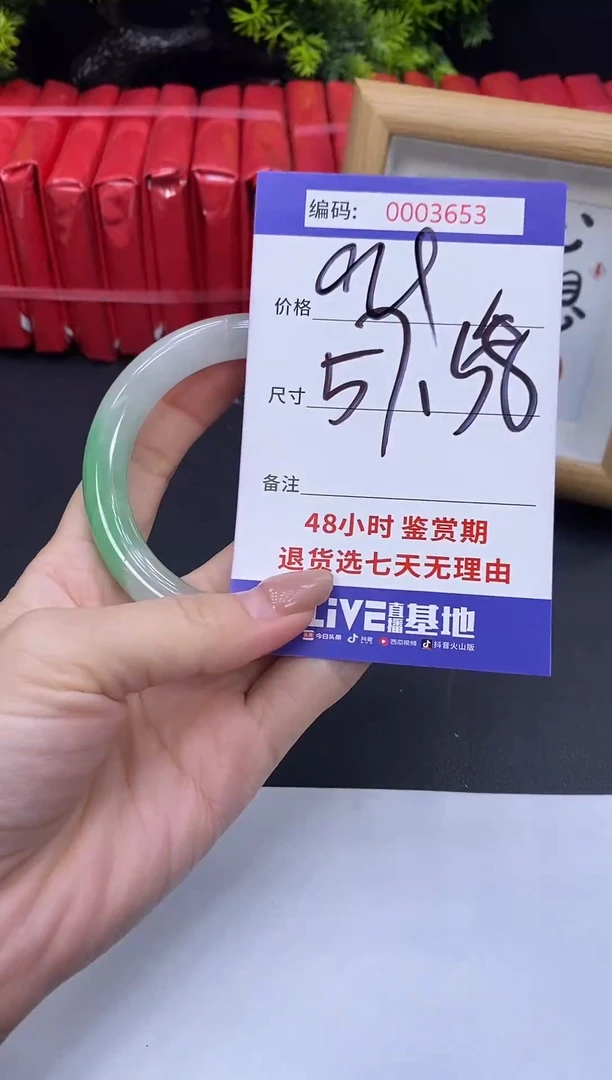 未镶嵌手镯翡翠0003653