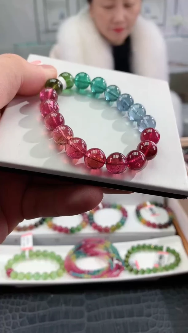 【闪购商品】碧玺手串未镶嵌多样性发一条