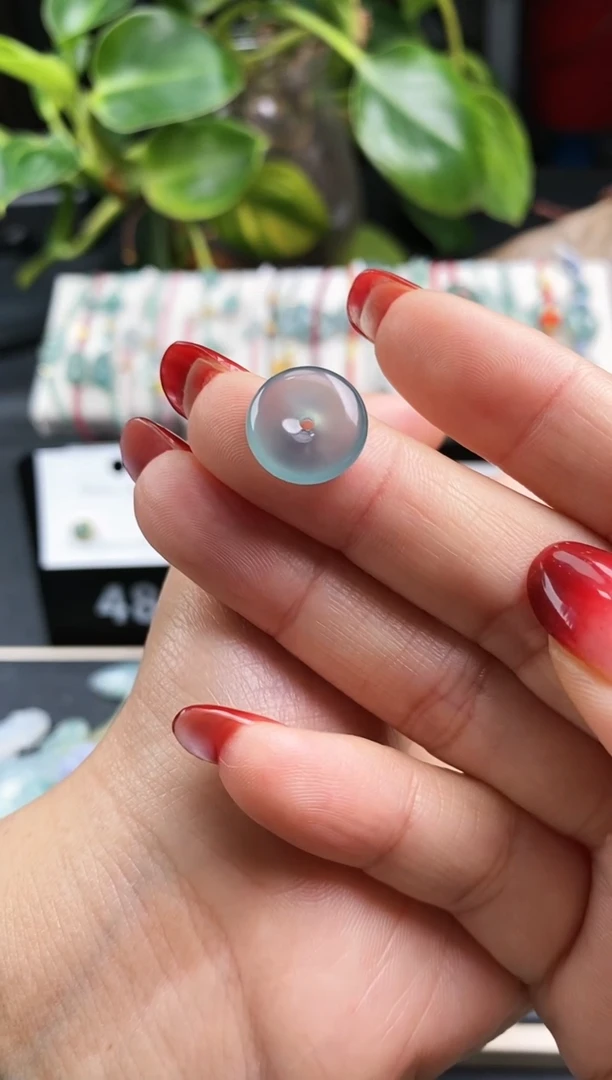 【闪购商品】翡翠戒指未镶嵌平安扣