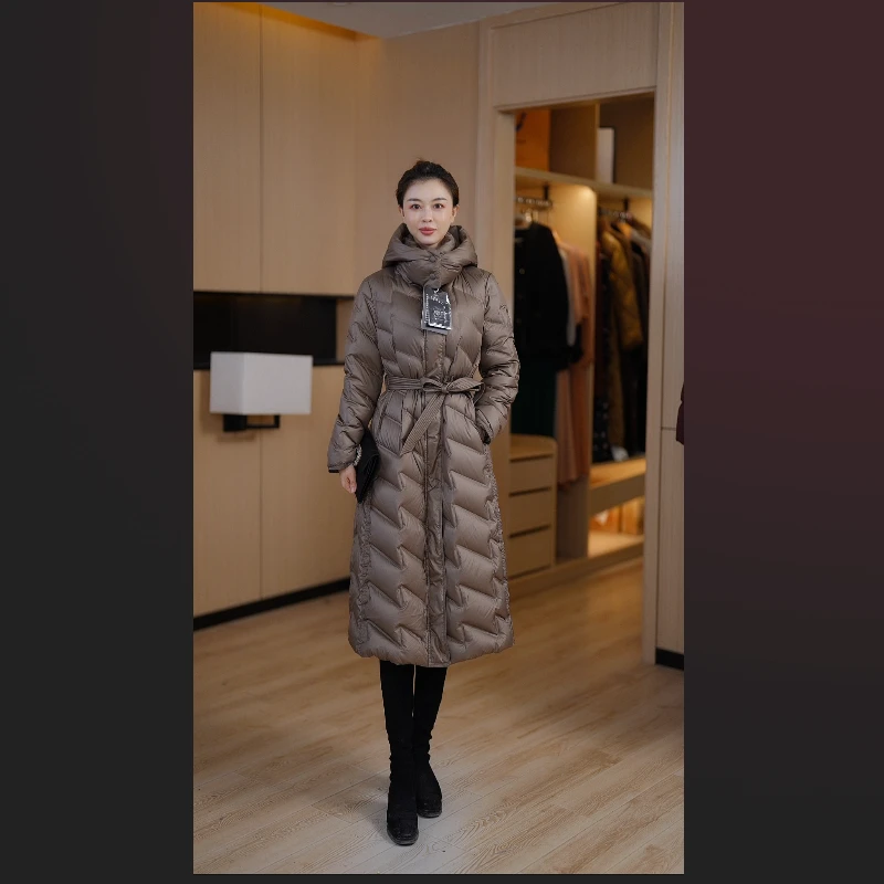 【A215】冬季时尚填充白鸭绒保暖新款羽绒服