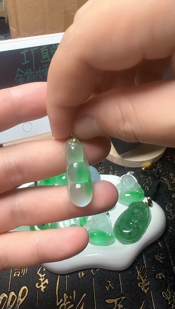 颈饰未镶嵌翡翠所见即所得，一图一物