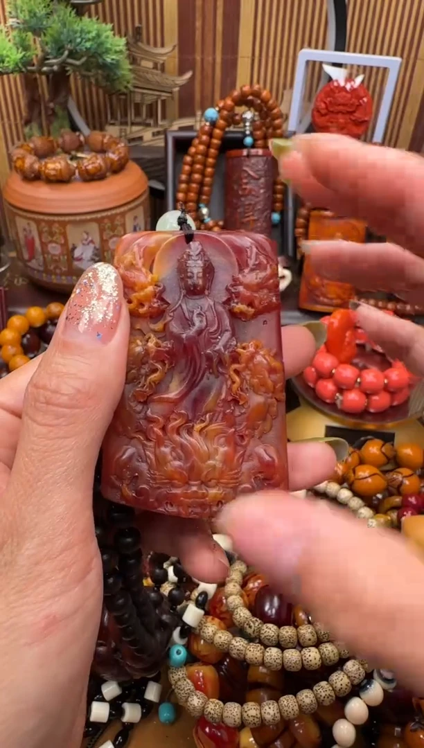 未镶嵌颈饰琥珀所见即所得所见即所得