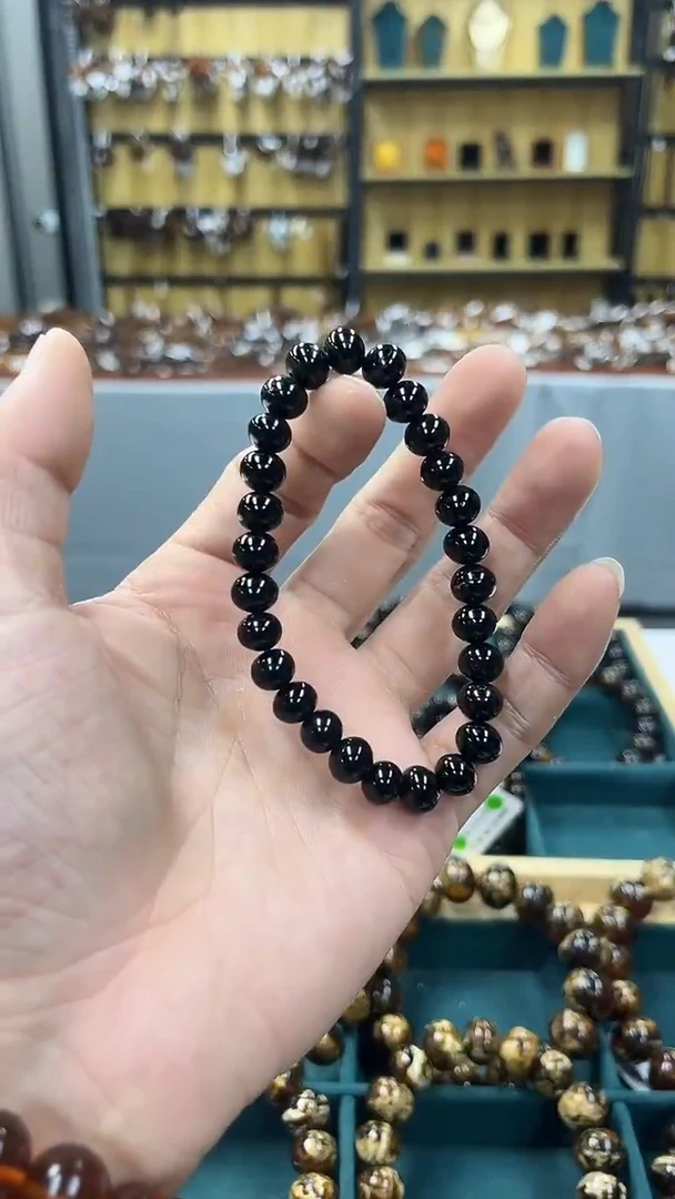 裸石琥珀未镶嵌抚顺琥珀8+翳珀多样性发其一