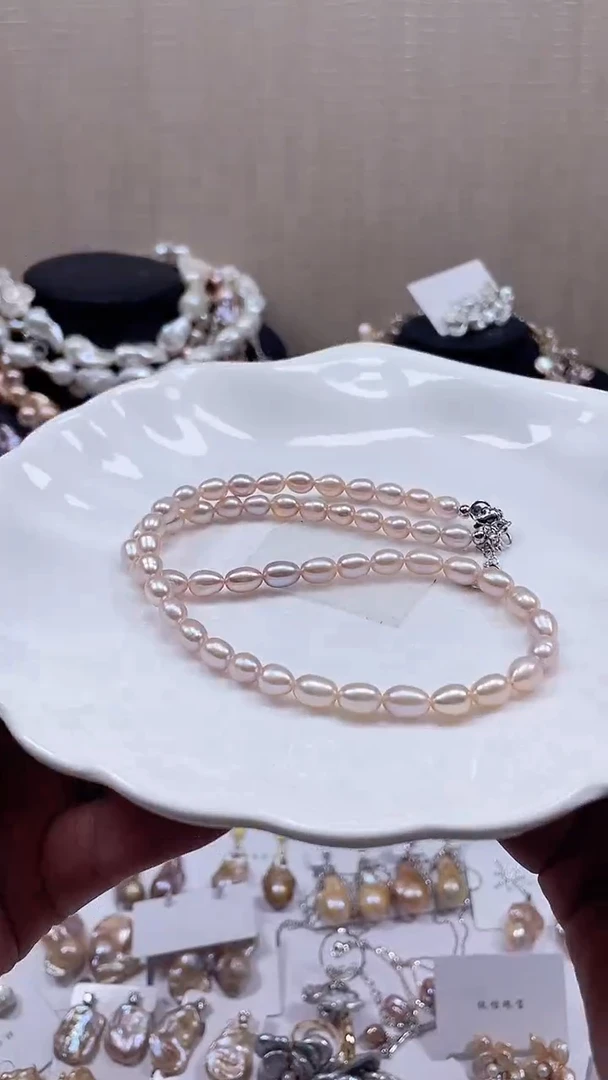 未镶嵌项链淡水珍珠【纯恬饰品】