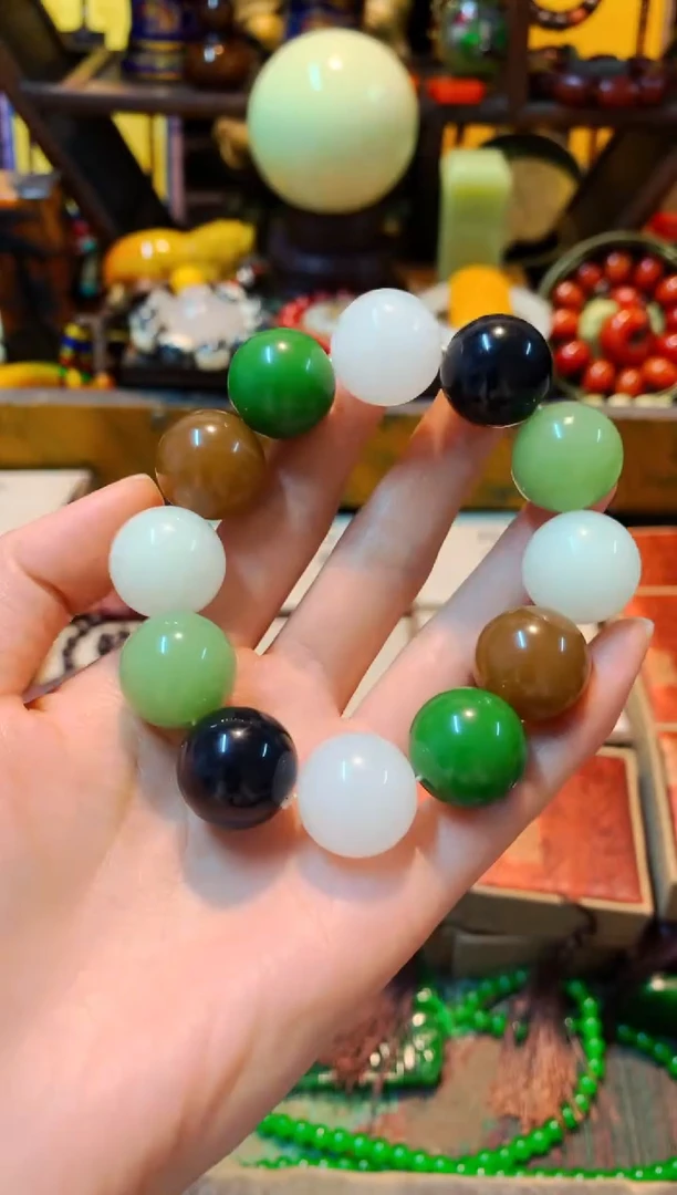 【闪购商品】和田玉手串未镶嵌人人平安人人平安