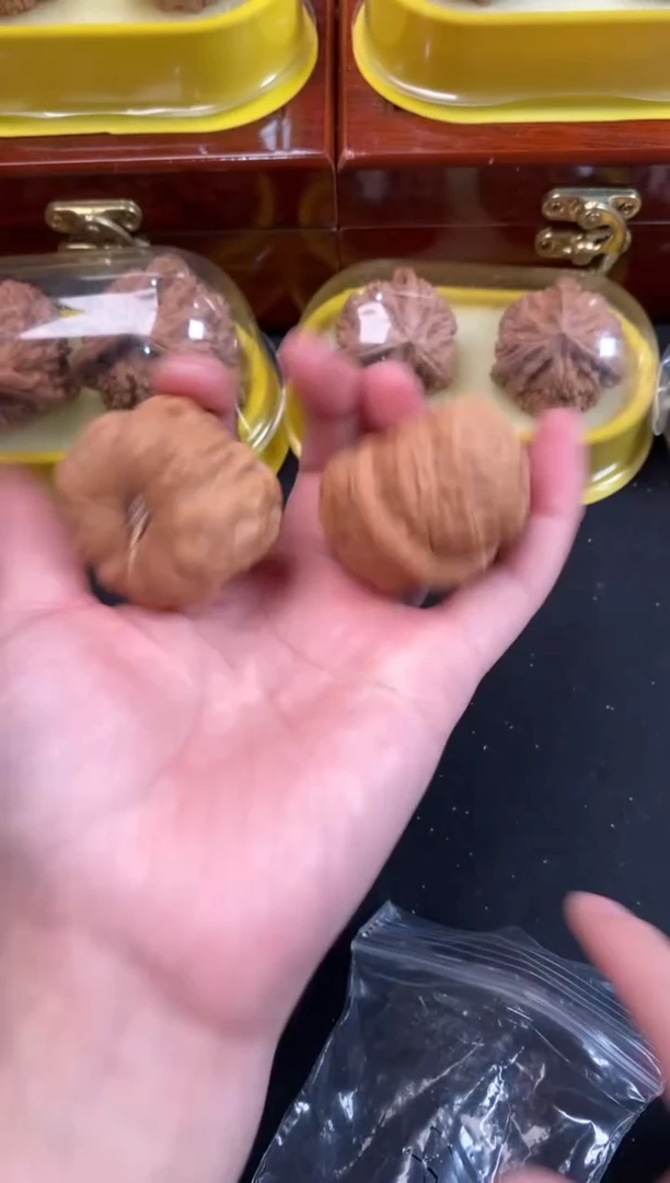 把件文玩核桃南瓜墩40尺s956