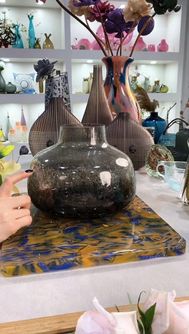 慕忆家手作琉璃花瓶