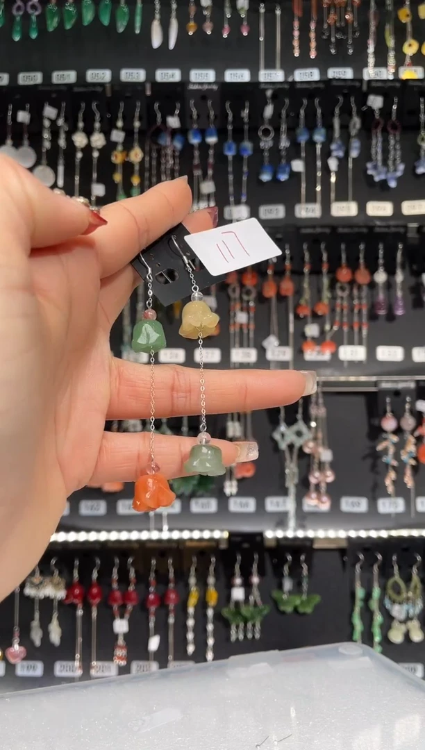 【闪购商品】紫晶耳饰银S925镶嵌喜欢拍