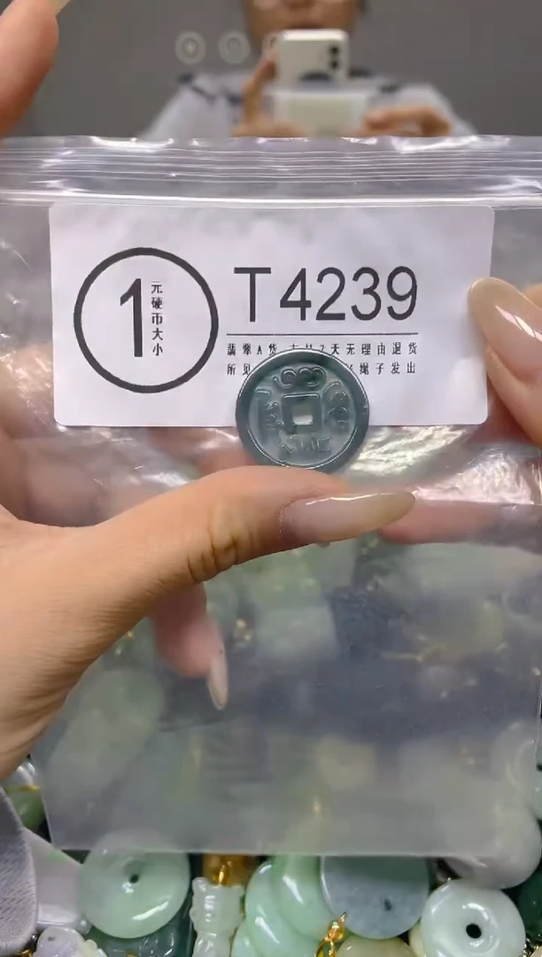 颈饰未镶嵌翡翠/ T /翡翠A货，一件也是批发价