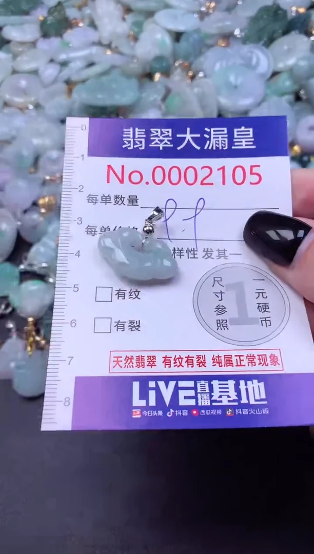 颈饰未镶嵌翡翠2105