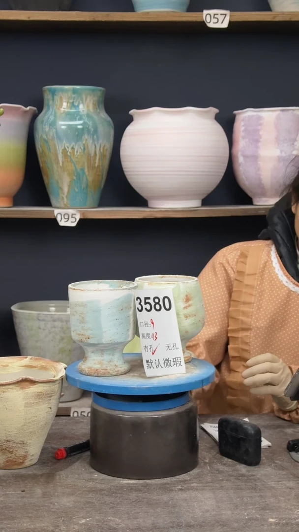 景德镇陶园花盆3580