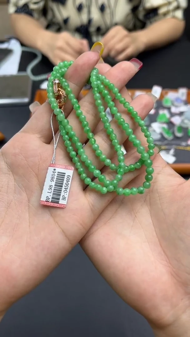 未镶嵌手链翡翠用****9珠链