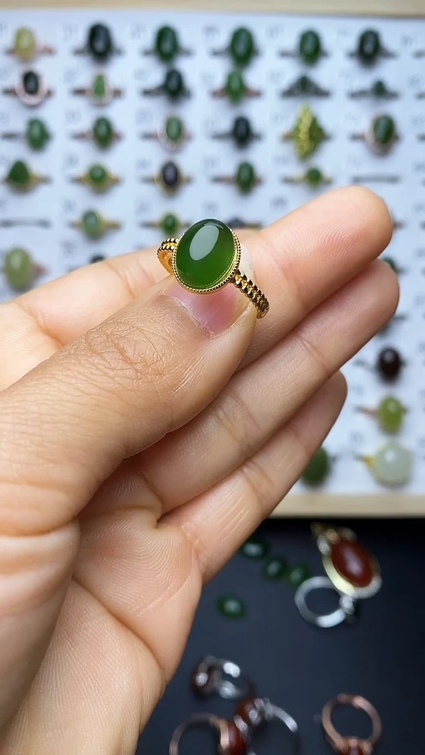 【闪购商品】和田玉戒指未镶嵌1