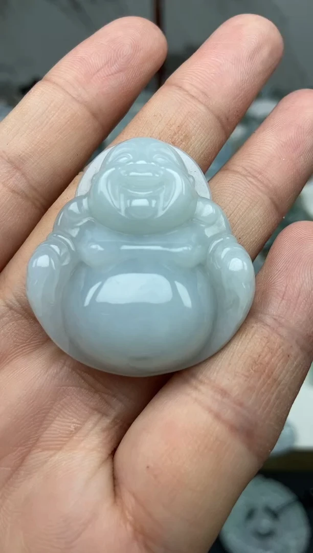 颈饰未镶嵌翡翠佛公