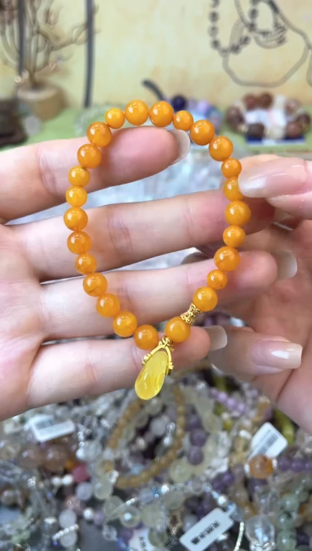 未镶嵌蜜蜡手链171手串