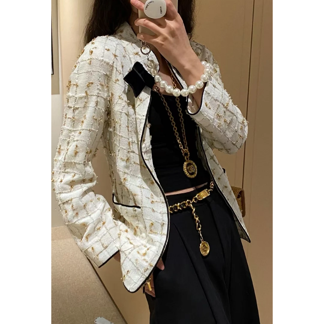 未使用 Chanel/香奈儿 双双臻选/vv02883/香奈儿外套/34