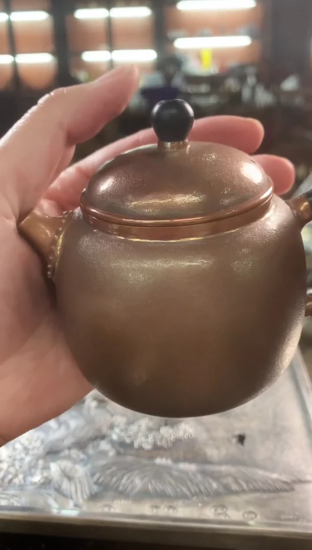 【闪购商品】精工大师泡茶壶紫铜