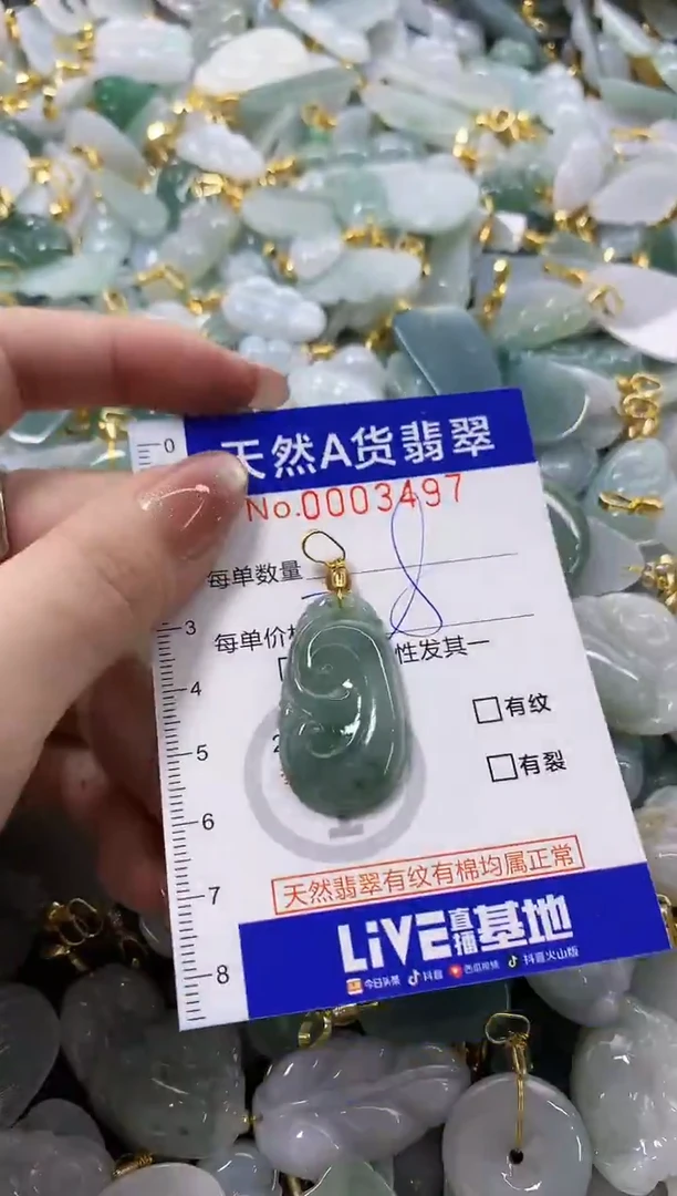 颈饰未镶嵌翡翠天然A货翡翠