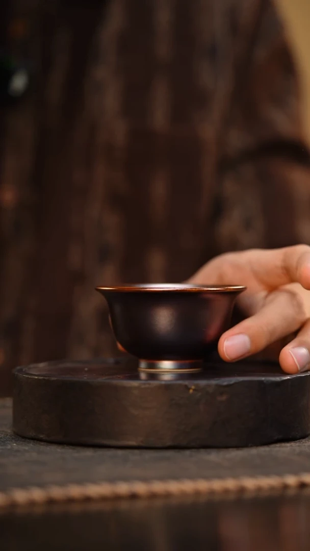 53柴房陶瓷柴烧主人杯