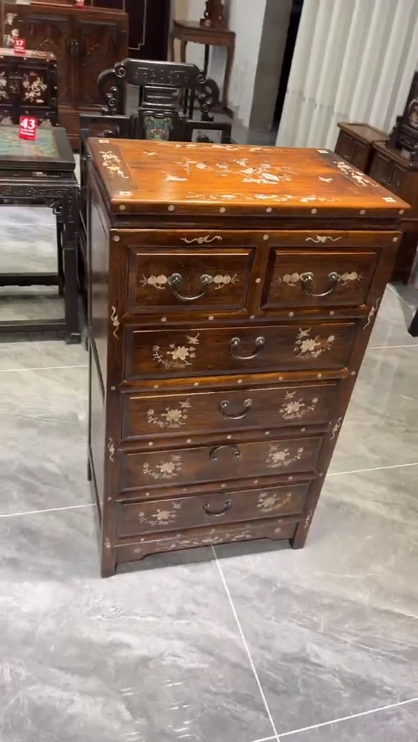 木喜鹊登梅五斗柜