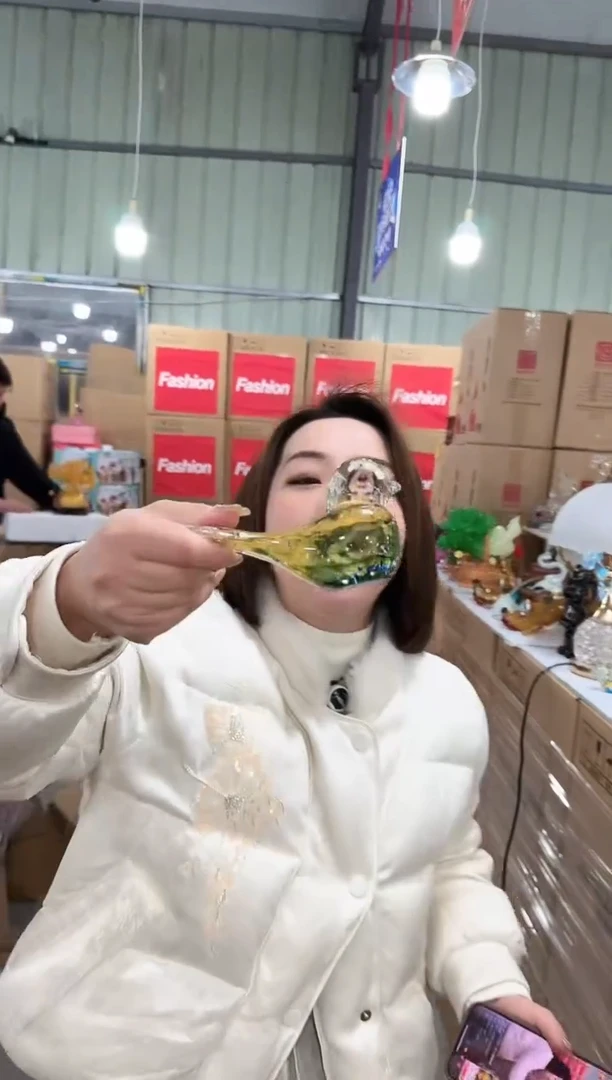 【闪购商品】玻璃于清花器L-早42