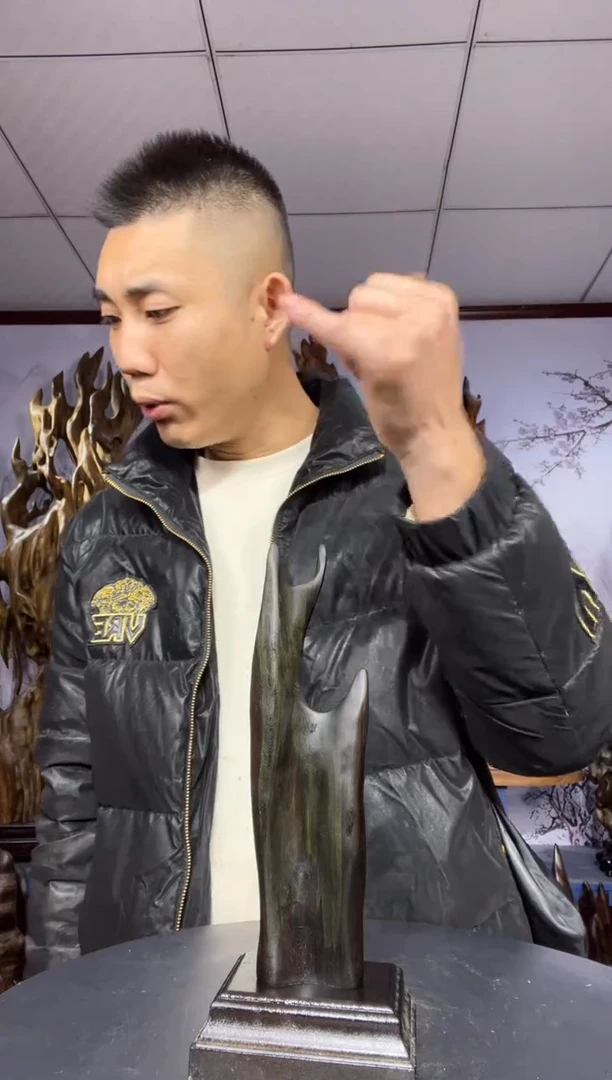 金丝楠木雕款仙**家金丝楠木工艺品摆件