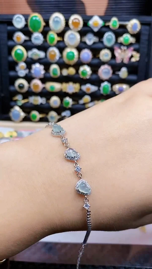 银S925镶嵌戒指翡翠275