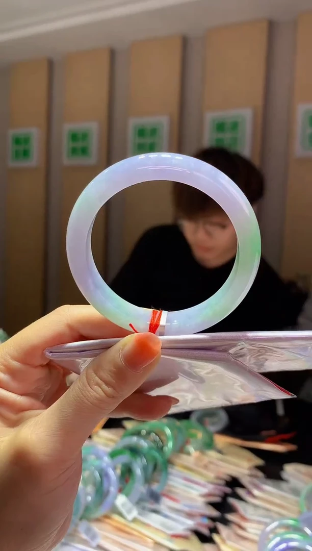 未镶嵌手镯翡翠C156- 圈口53.9