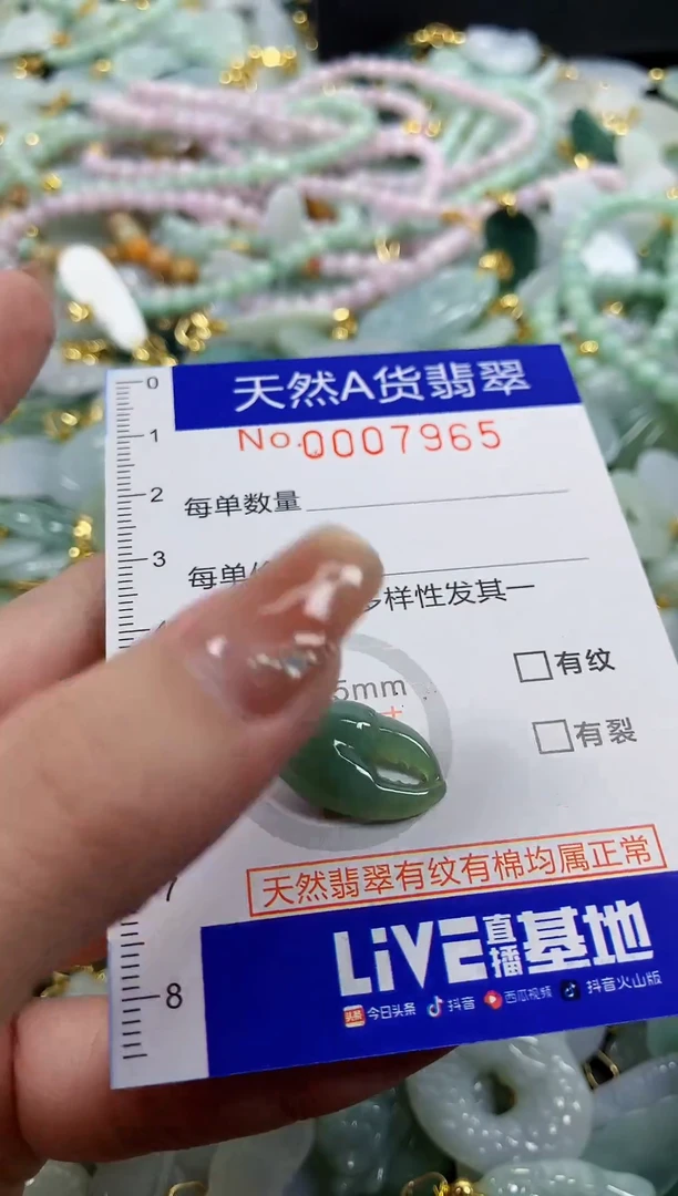 颈饰未镶嵌翡翠天然A货翡翠