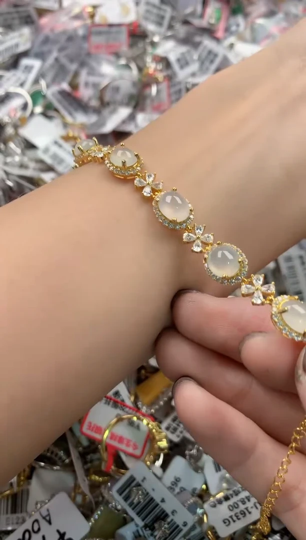 银S925镶嵌戒指翡翠1414---4