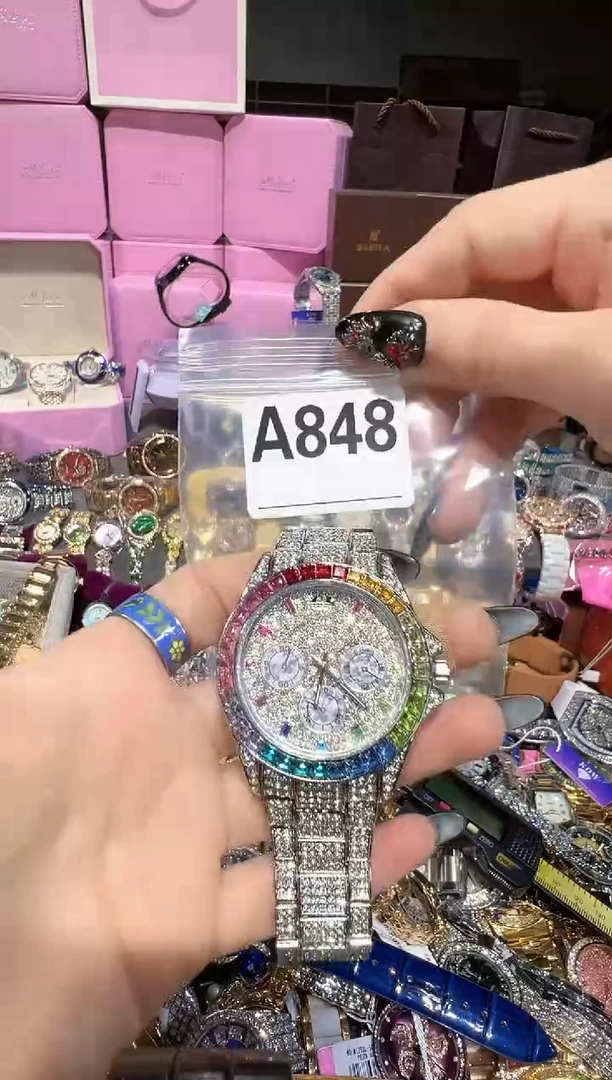 石英机芯不锈钢不锈钢直播定闪专用