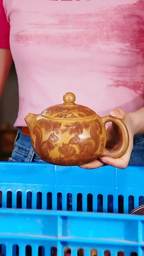 宜兴原矿紫砂壶茶壶500C