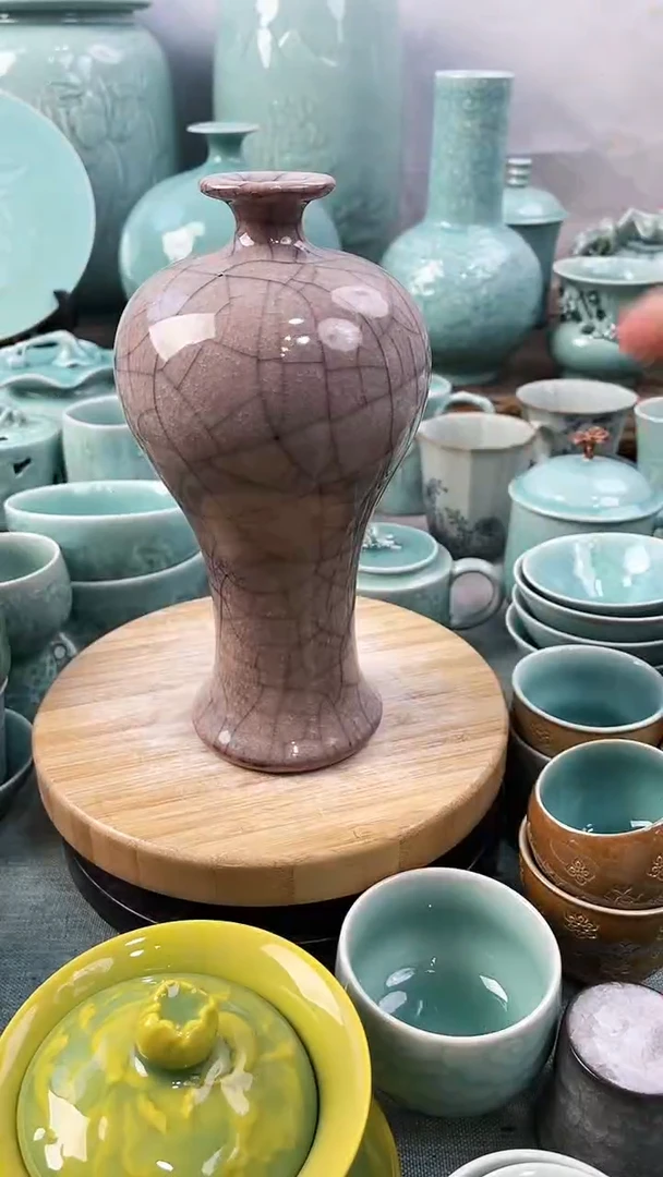 【闪购商品】纯手工 特价 微瑕 慧仙青瓷