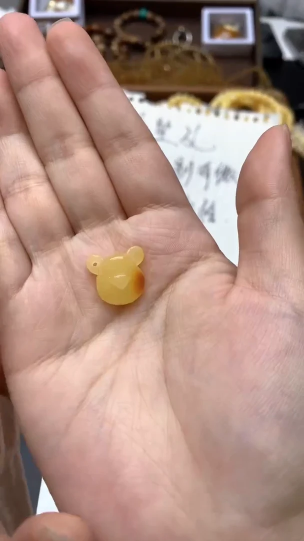 【闪购商品】蜜蜡珠宝奇石未镶嵌032琥珀蜜蜡 花粉