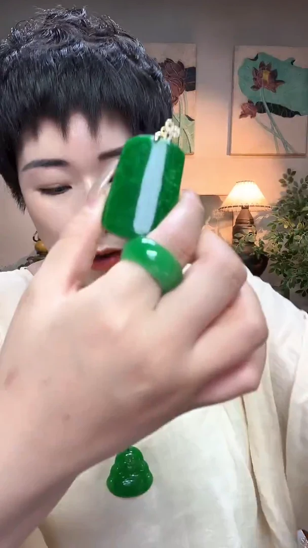 吊坠(赠链)合金翡翠583