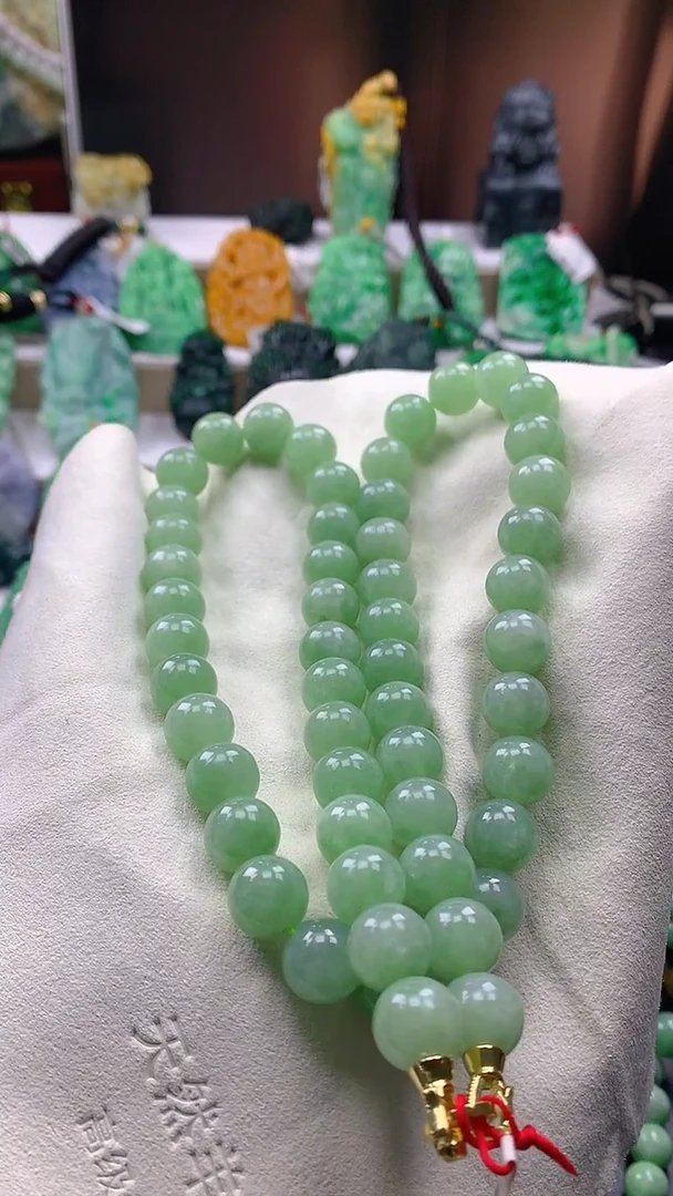 颈饰未镶嵌翡翠语*天然缅甸a货翡翠