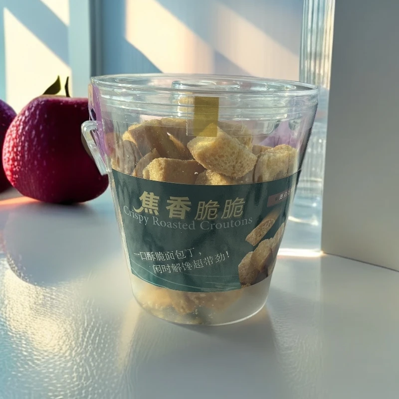 四喜麦香干烙代餐饼干 焦香脆脆 上班族学生党整桶休闲零食送礼