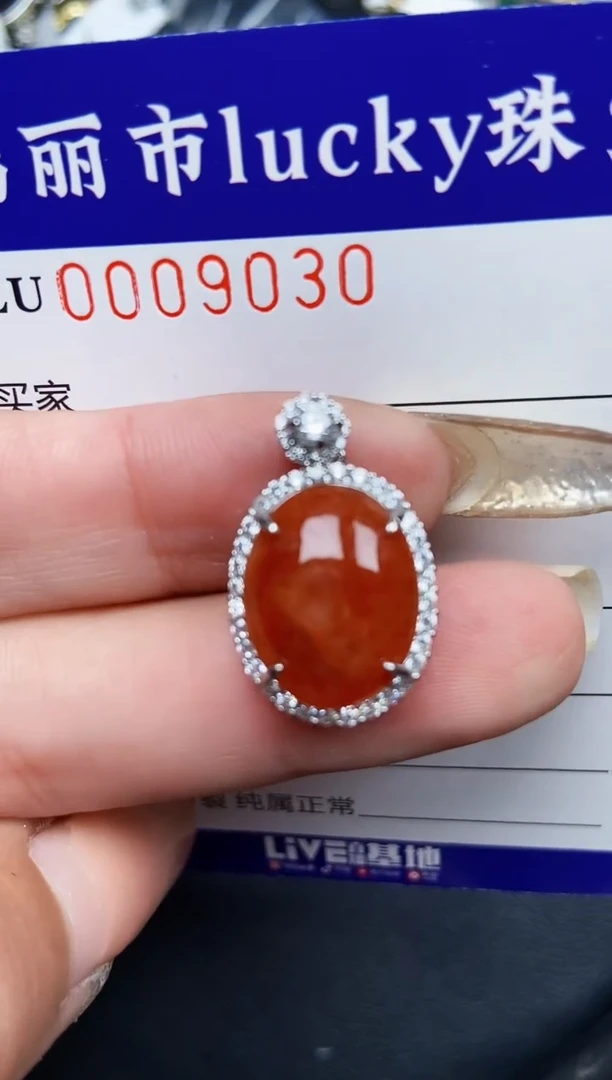 【闪购商品】翡翠颈饰银S925镶嵌9030