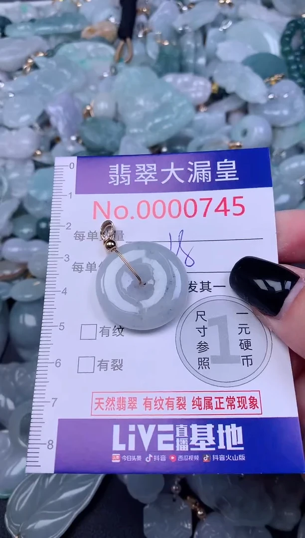 颈饰未镶嵌翡翠745