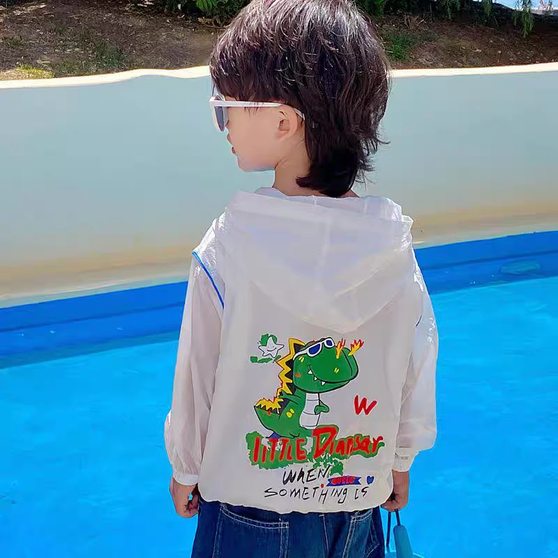 5059防晒衣男女童皮肤衣服夏装洋气女孩夏季宽松男大童外套薄款