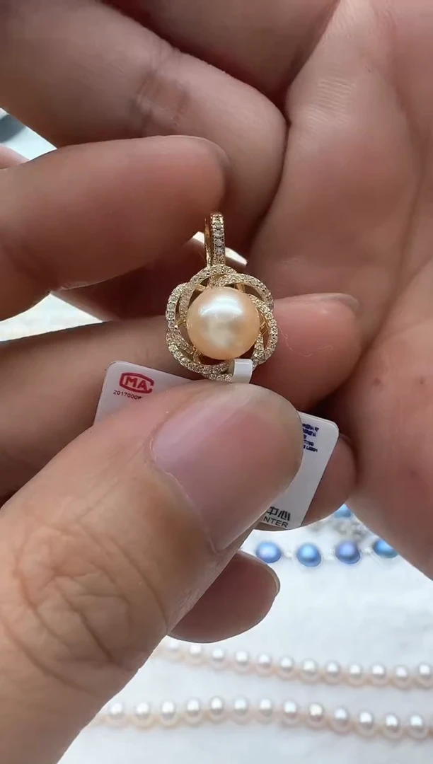 【闪购商品】海水珍珠颈饰银S925镶嵌清货