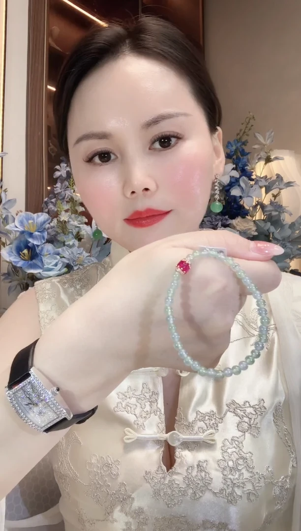 未镶嵌手串翡翠A12 翡翠