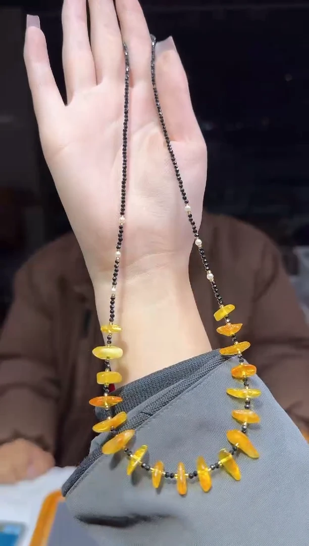 【闪购商品】琥珀颈饰未镶嵌多样性发一件 495