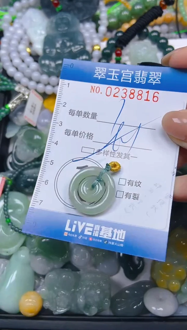 颈饰未镶嵌翡翠闪购C0238816多样性发其一