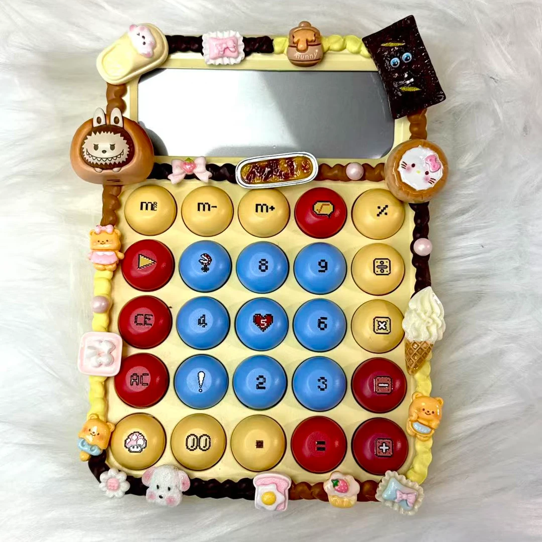 【萌粒计算器】奶油胶手工创意计算器diy手作