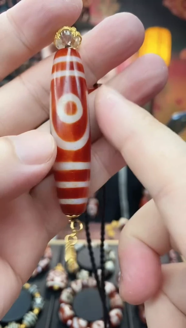 玛瑙/玉髓项链未镶嵌二眼吊坠