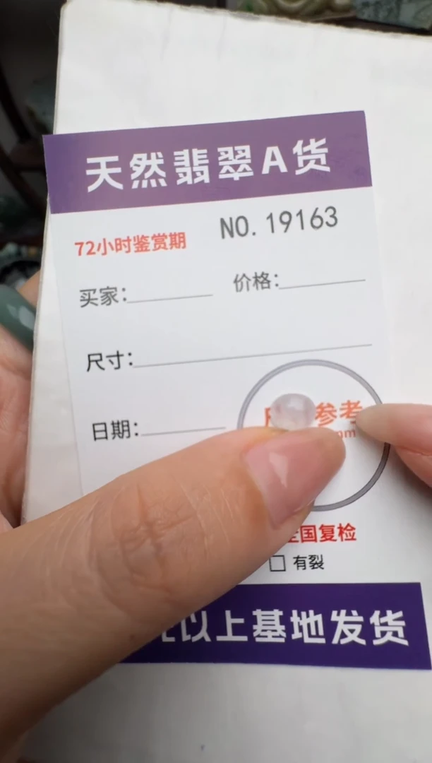 【闪购商品】翡翠颈饰未镶嵌蛋面19163